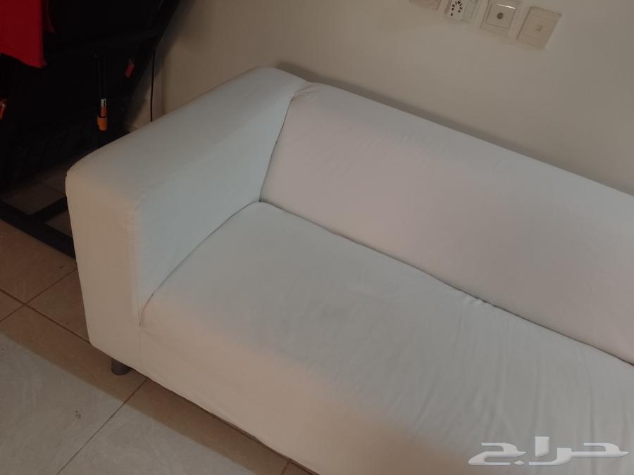 IKEA sofa like new, never used, was only for decoration with protective cover63700932409729111