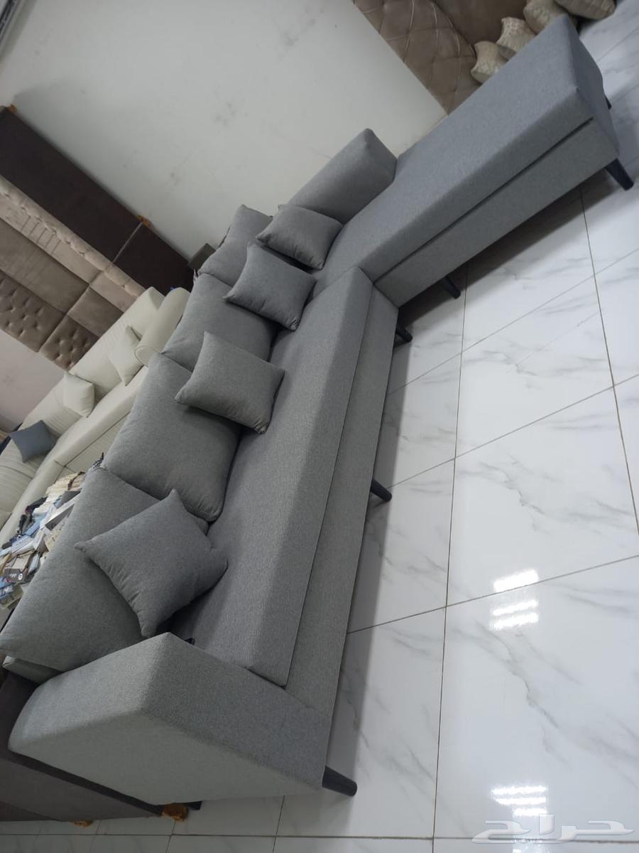 كنب جديد جاهز حرف ال و7نفر بأسعار مناسبة شامل التوصيل63765946670466111
