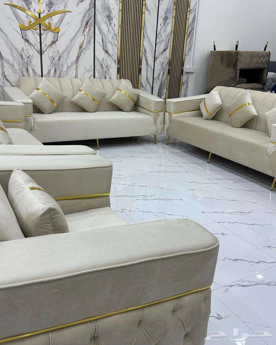 Modern 11-Person Sofa Set, Three-Piece Sectional and Two Single Pieces, Covers 4-5 Meters63780012134914112