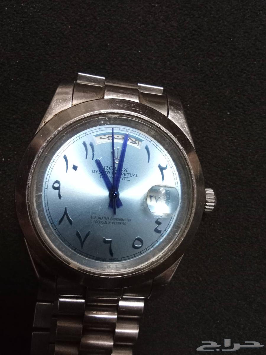 Original Rolex watch with Arabic numbers for time, day, date63787165040385110