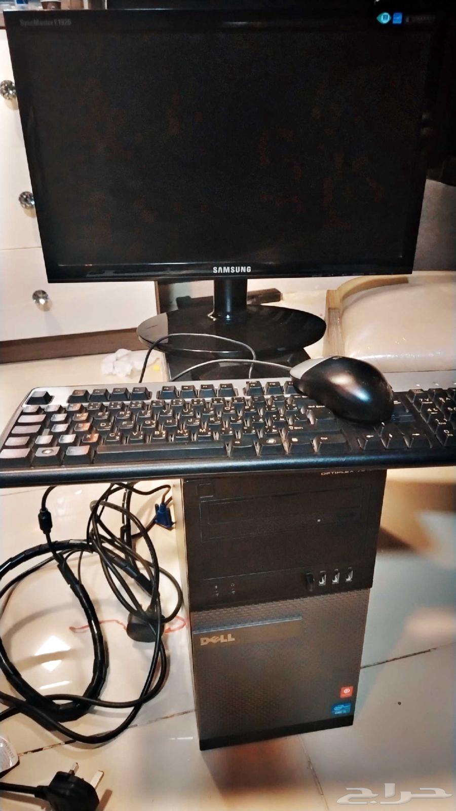 للبيع P.C هاردسك ديل وشاشه سامسونج نظيف وشغال ونظيف63776912202499110