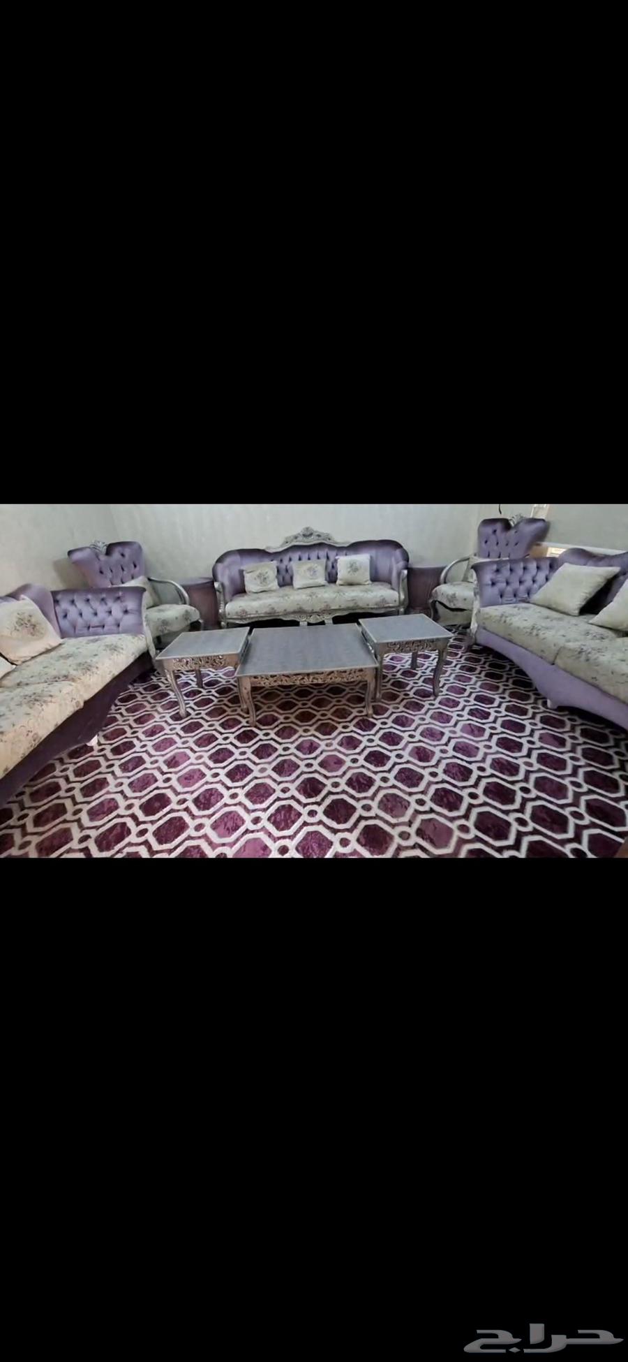 كنب مع الطاولات جديد ونظيف 500بدون السجاد63791420819713110
