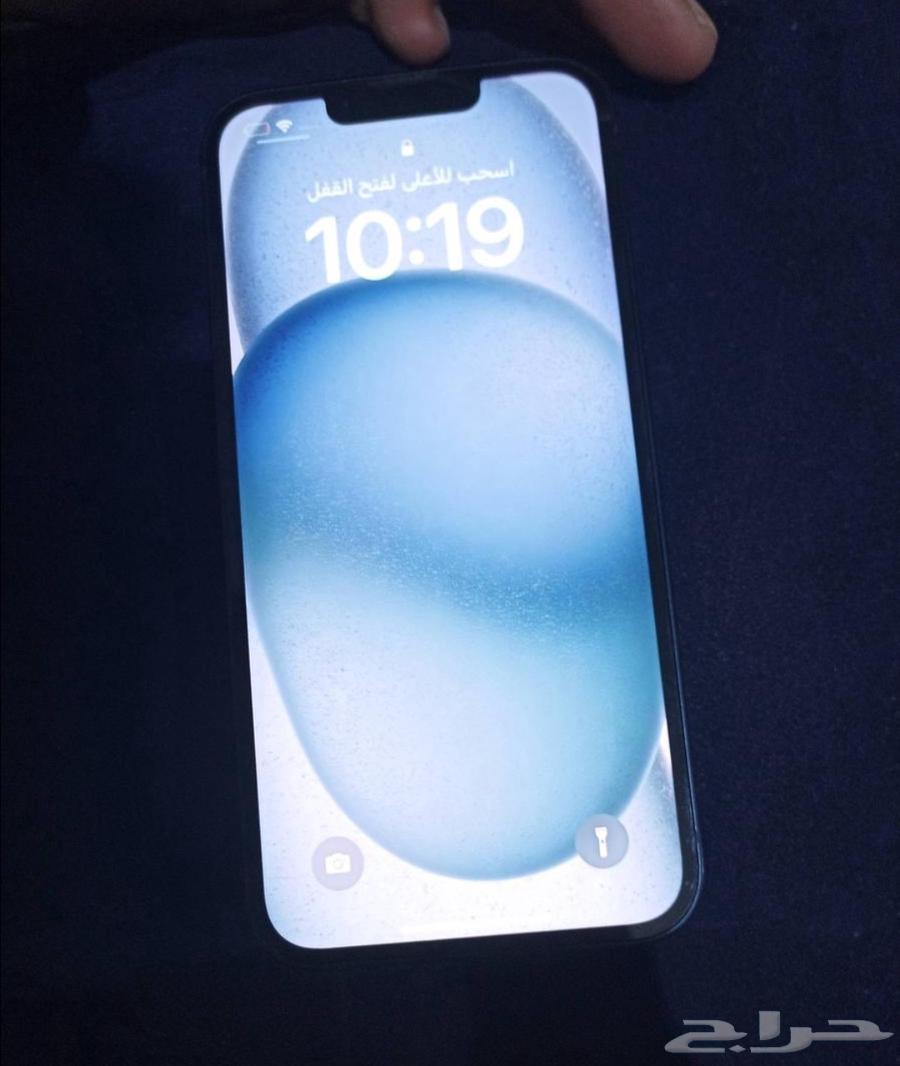 iPhone 13 standard model, navy blue color, 128GB capacity, location Mecca63799633614467110
