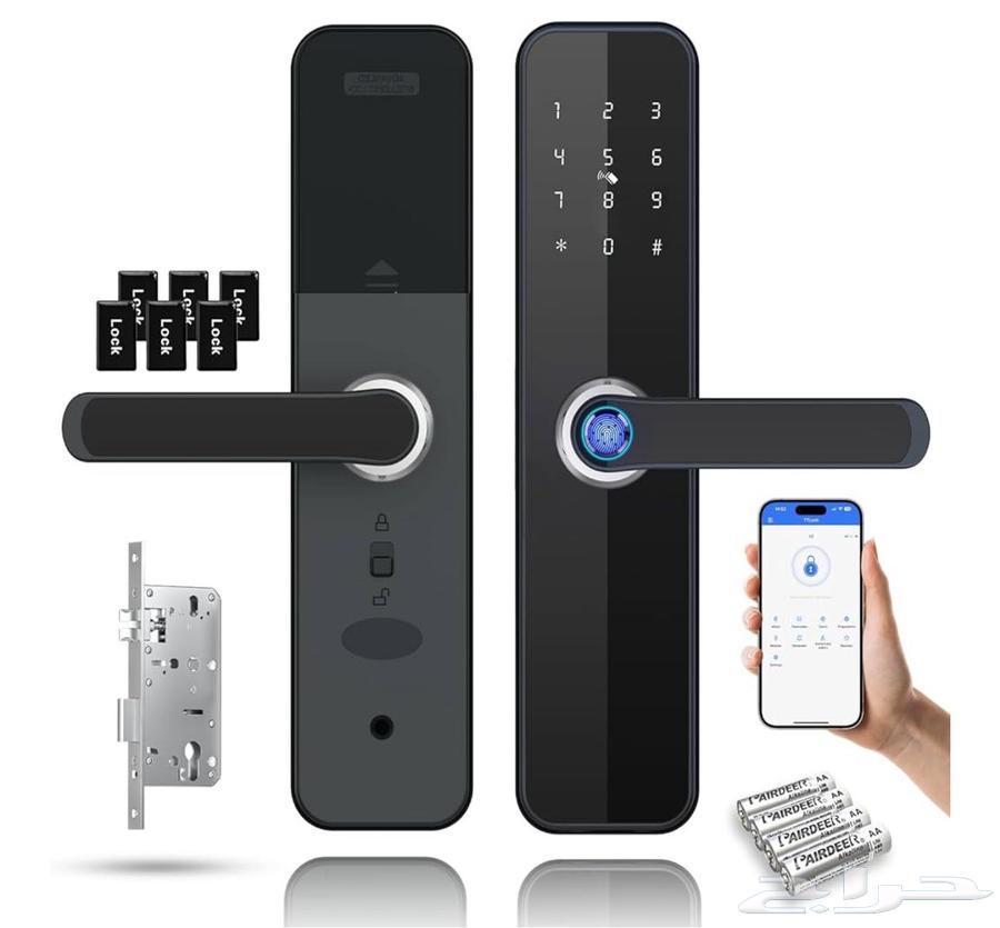 Smart Fingerprint Lock with Mobile Control, Including Instant Installation in Riyadh63794376401026110
