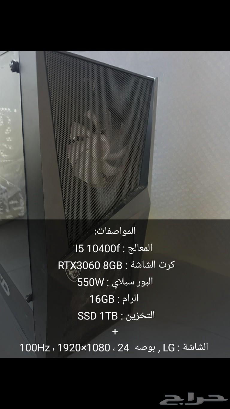 جهاز قيمنق قوي للبيع i5 RTX 3060 شاشة 100Hz63793772252673110