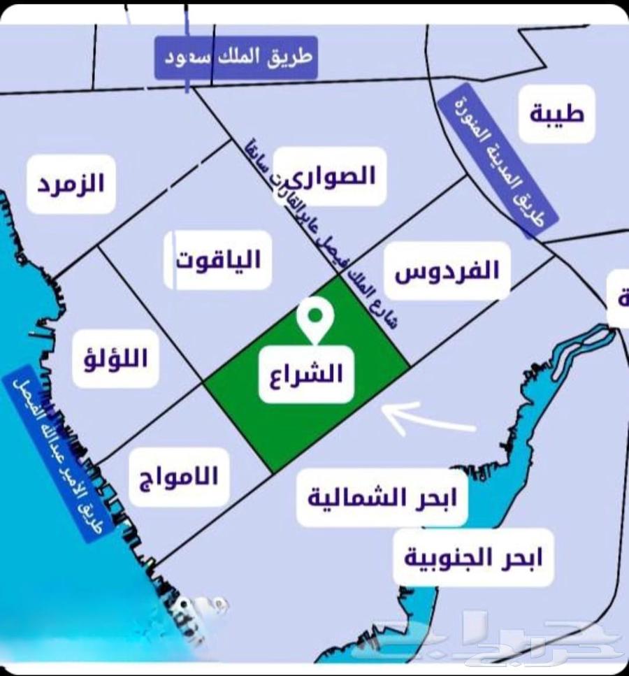 ارض سكنية في حي الياقوت مخطط هشام النموذجي موقع ممتاز63403563939841117