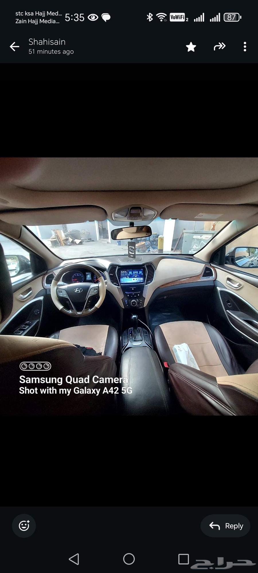 Santafe model 2016. 4 cylinder, full option.63403562720515112