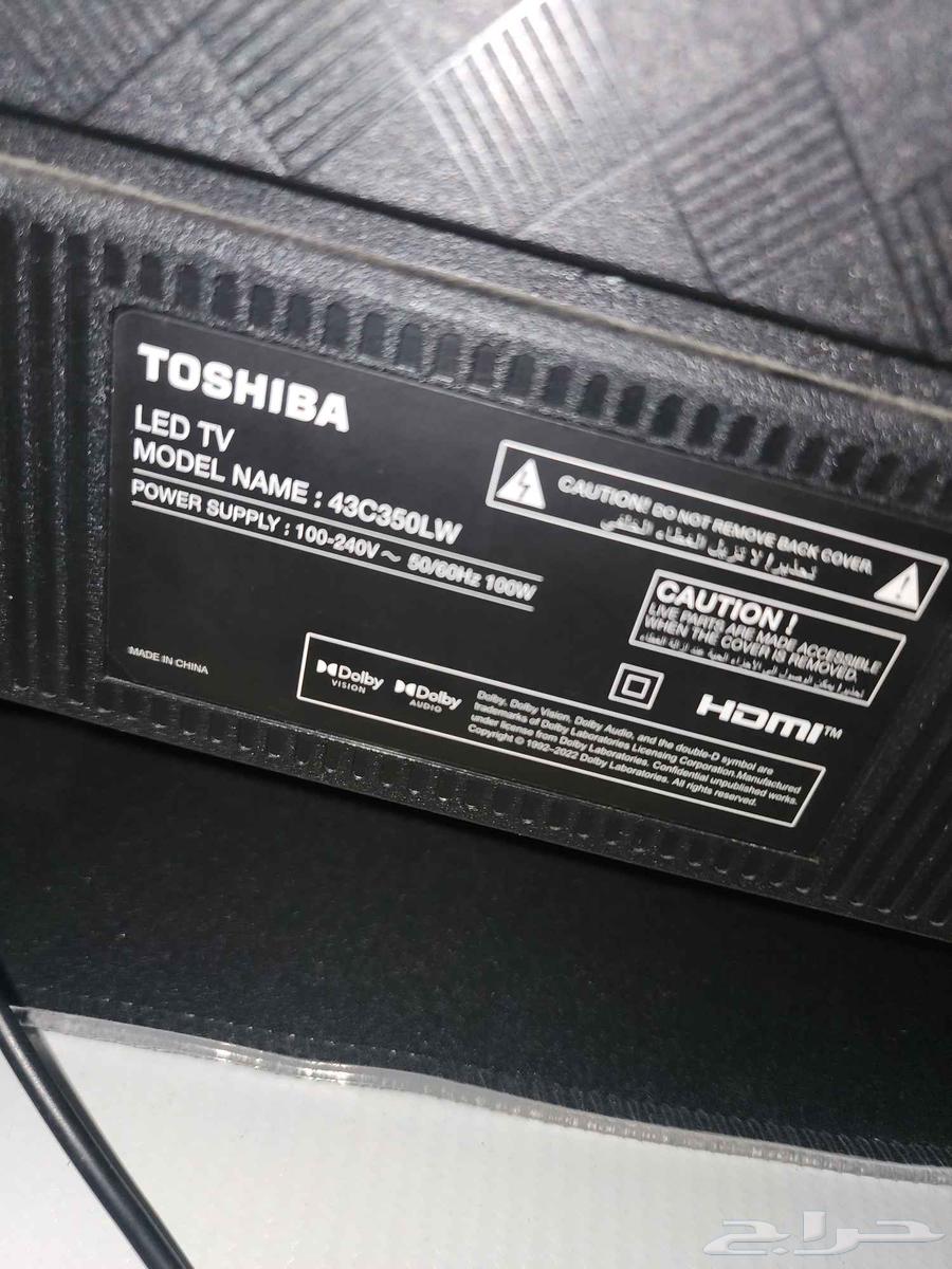 For sale 43-inch Toshiba screen model 43C350LW (4K UHD)63811371788801112