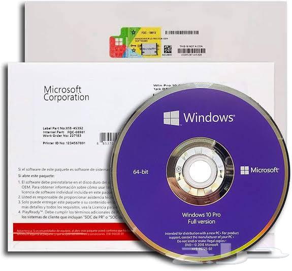 cd Windows with activation key63442848524803110