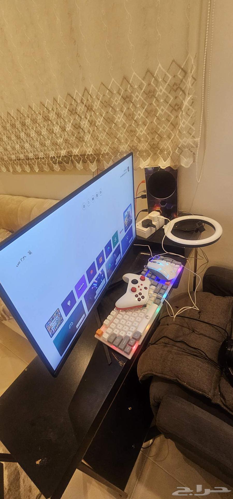 اكسبوكس s مع شاشة وماوس وكيبورد63394707633921112