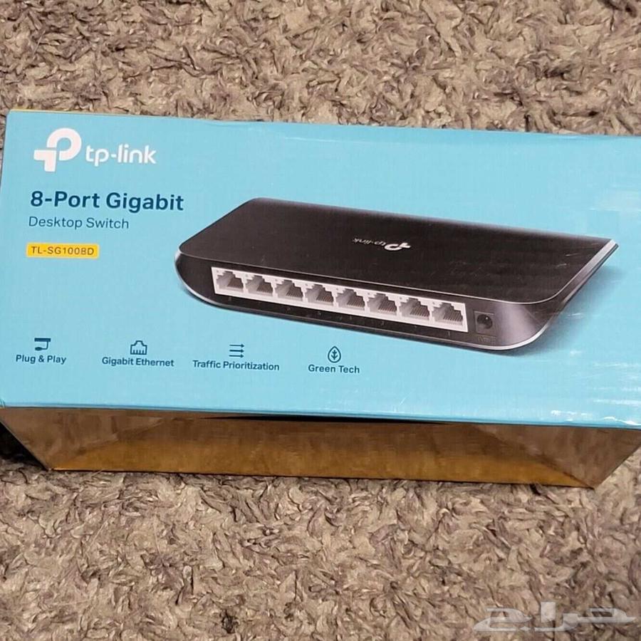قسام انترنت سوتش TP-Link أغراضه كامله بدون الكرتون فقط63391806381953111