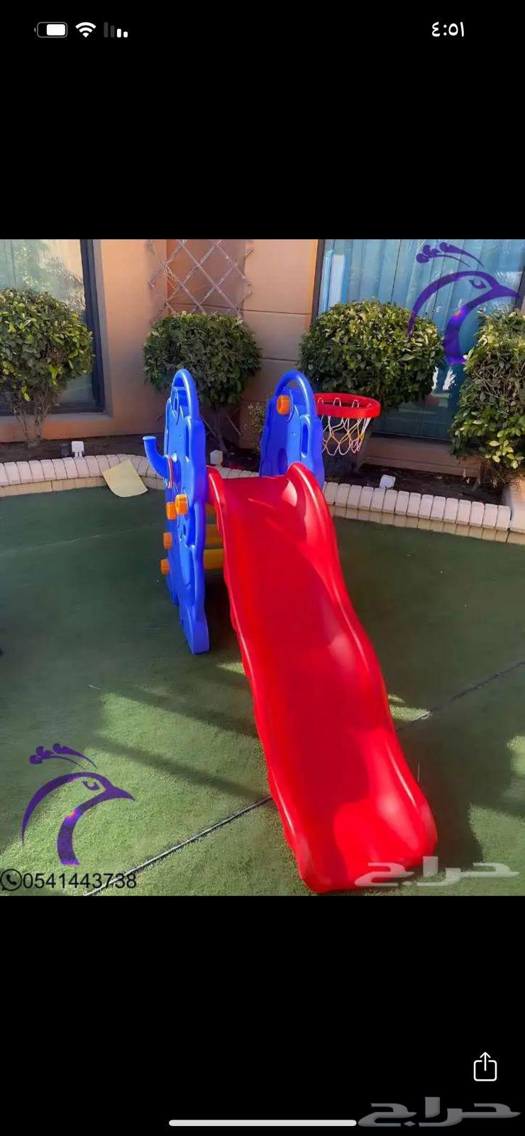 مراجيح ثلاثية ورباعية وثنائية وزحاليق متصلة ومنفصلة63386567187715113