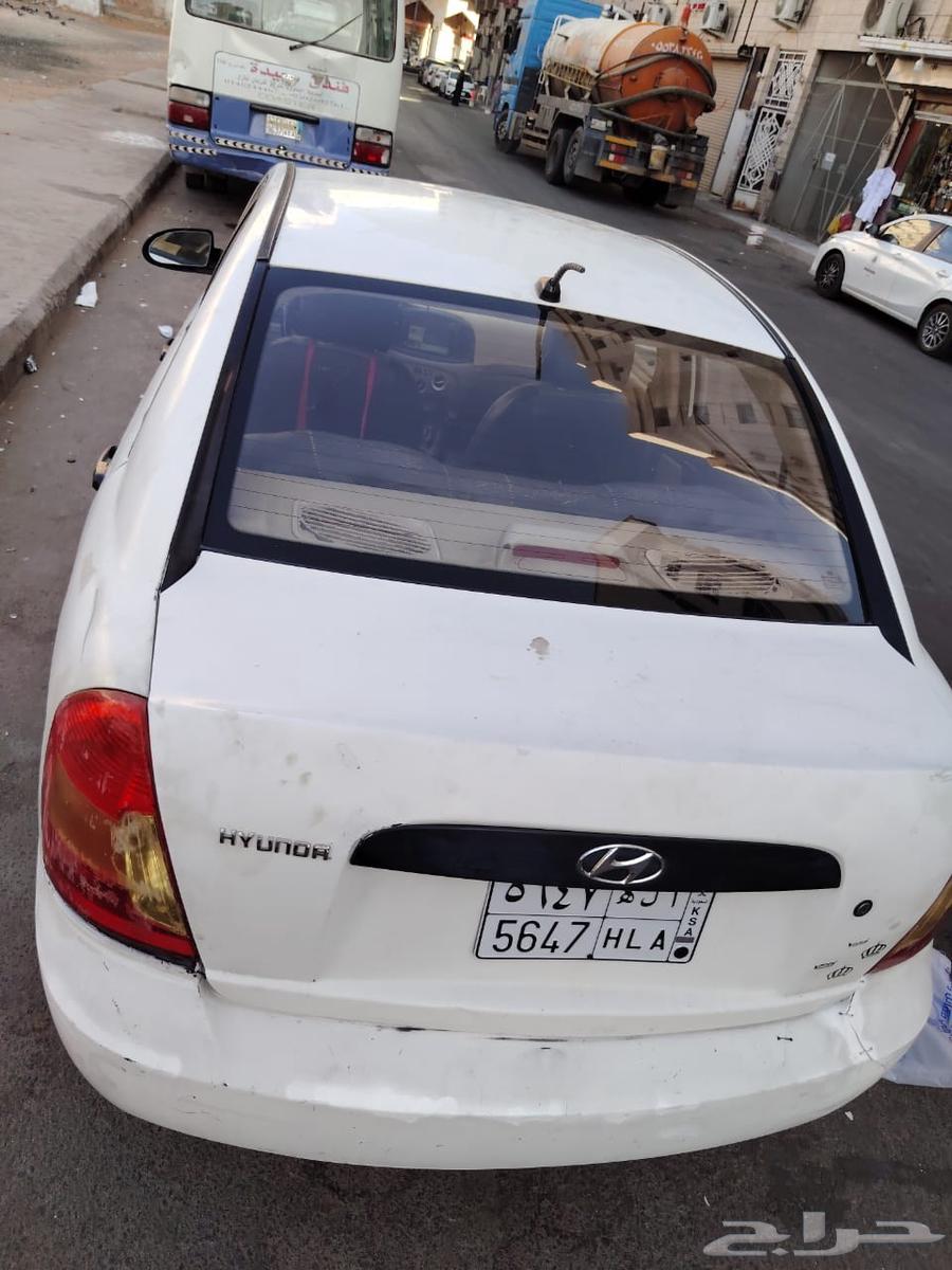Hyundai Accent 2010 car, new inspection, form, air conditioner, engine in good condition.63390253349635112