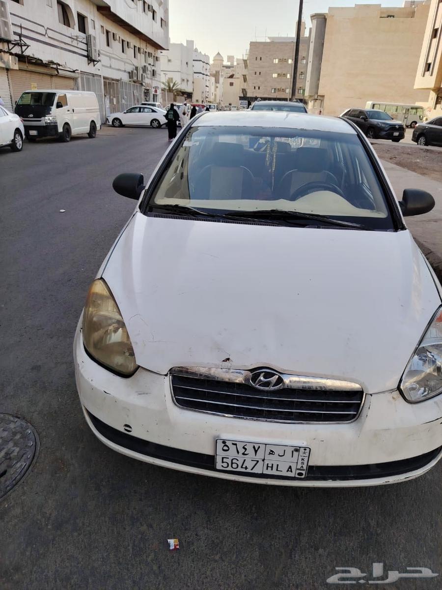 Hyundai Accent 2010 car, new inspection, form, air conditioner, engine in good condition.63390253349635113