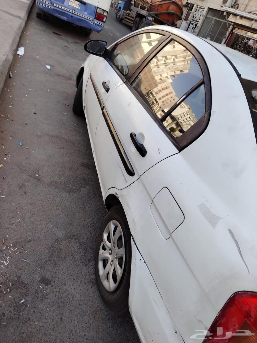 Hyundai Accent 2010 car, new inspection, form, air conditioner, engine in good condition.63390253349635111