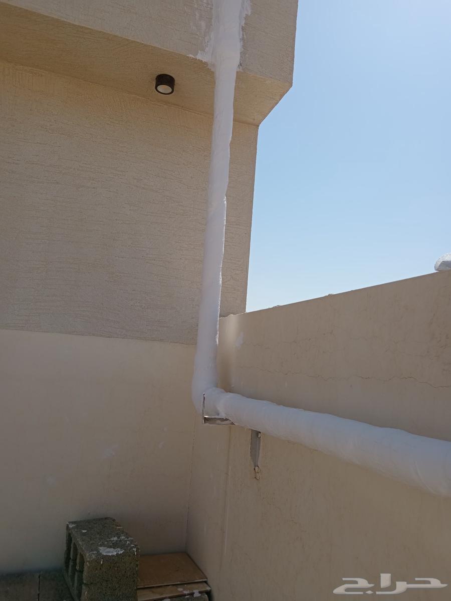 عزل مواسير من الصوف الصخري والالياف القماشيه مع دهان كريلك63381488821635113