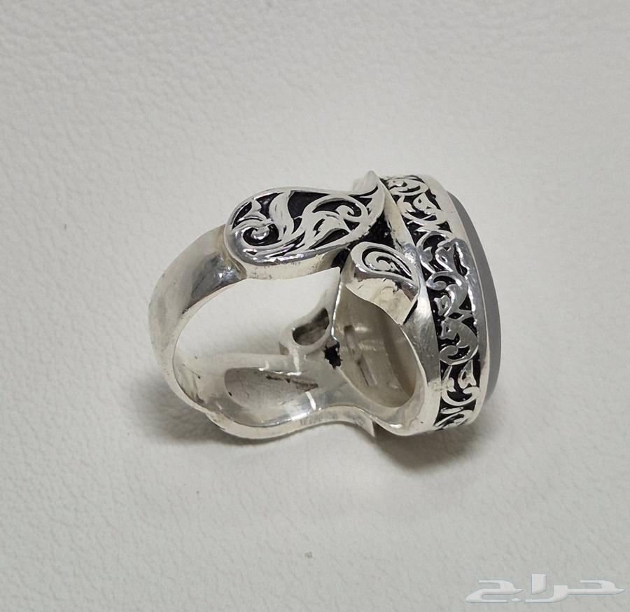 خاتم فضة صياغة ثقيلة63382418130818113