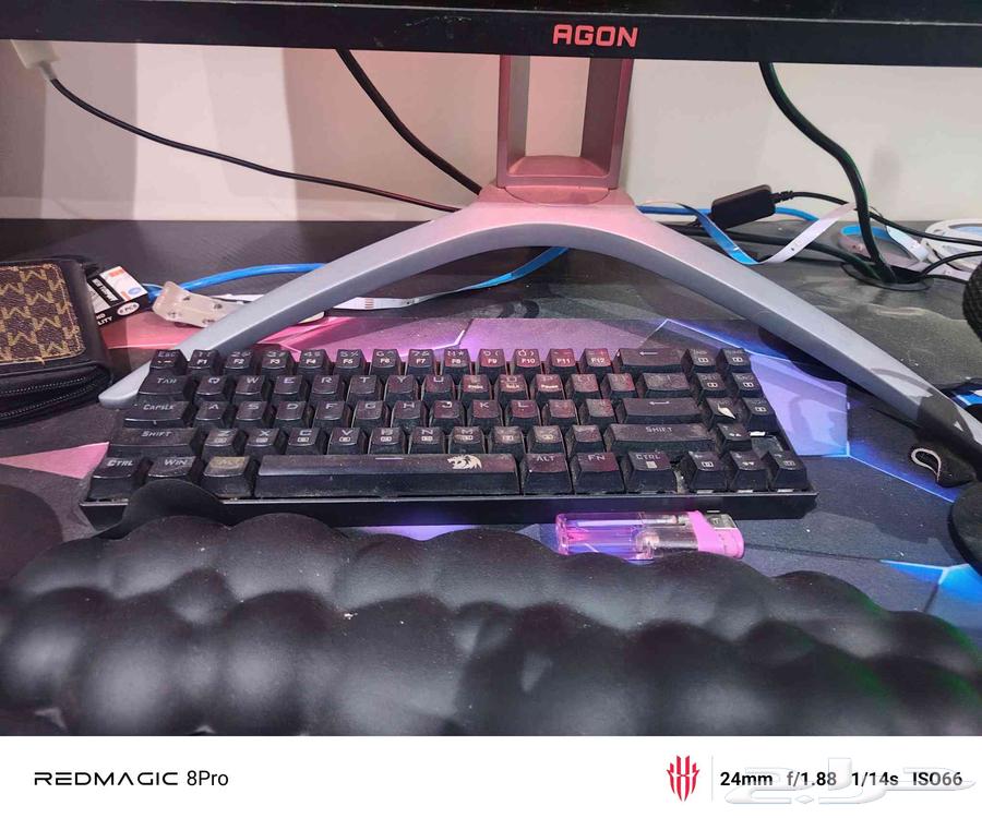 للبيع على سوم الشاشه165HZ بي سي كيبورد مايك هايبر اكس63618482597891113