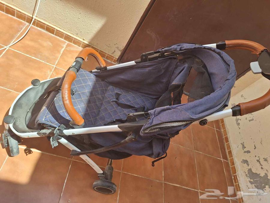 عربة اطفال وقلاية هوائية استعمال تلات مرات جديد بالكرتون63837455439875112