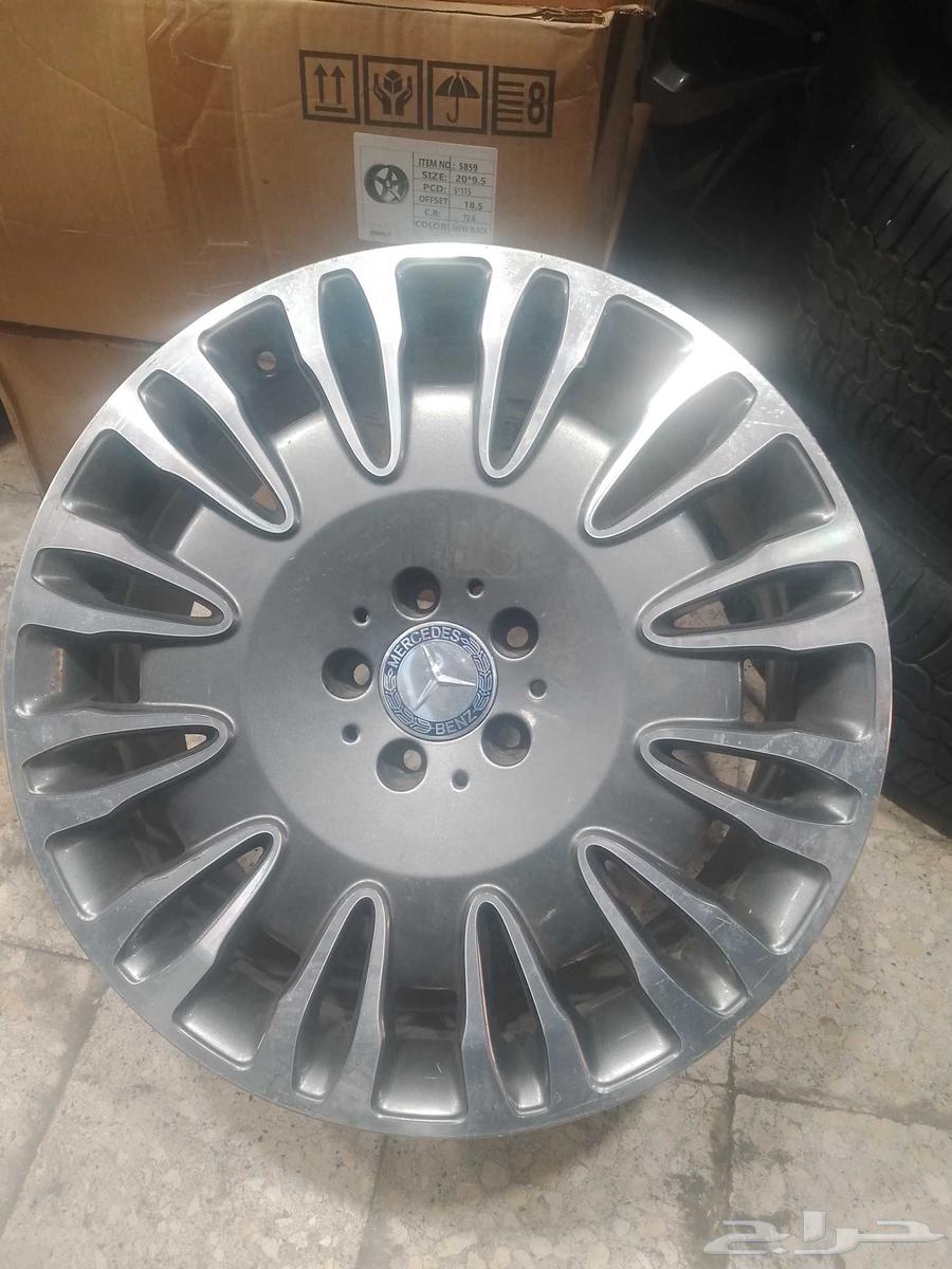 جنوط مرسيدس مايباخ موديل2016 مقاس19 اصلي وكاله64296990753793110