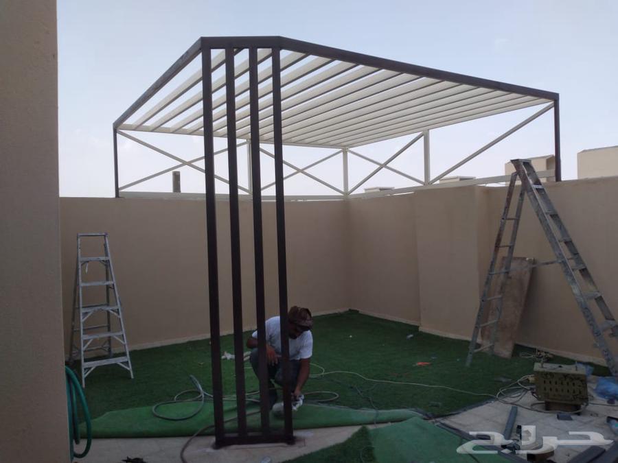 مظلات - سواتر -هناجر-شبوك -قرميد-بيوت شعر-تغطيه مسابح-مكه63382351110786114