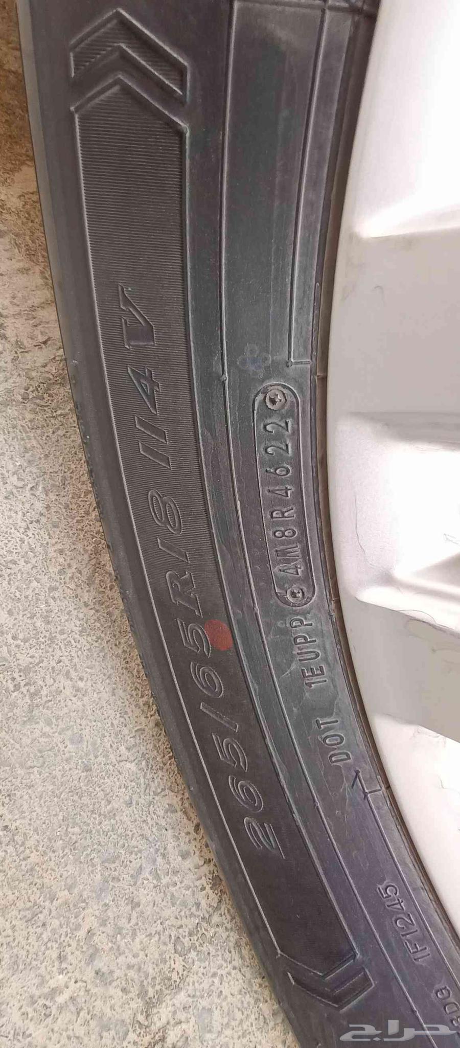 كفرات دانلوب 265 65 1864353438257538110