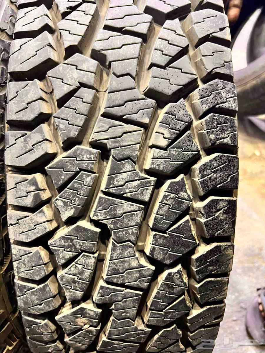 كفرات هنكوك مقاس 265.70.17 كفرات نظيفه64252421861891114