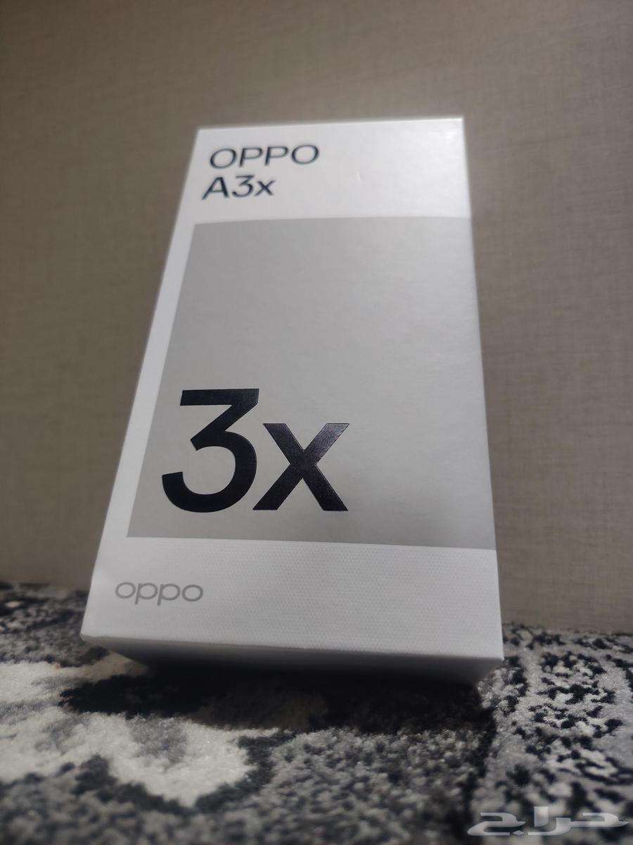 جوال جيجا بيت OPPO A3x 128  جراب بالون الأسود 4 رام64143478223362110