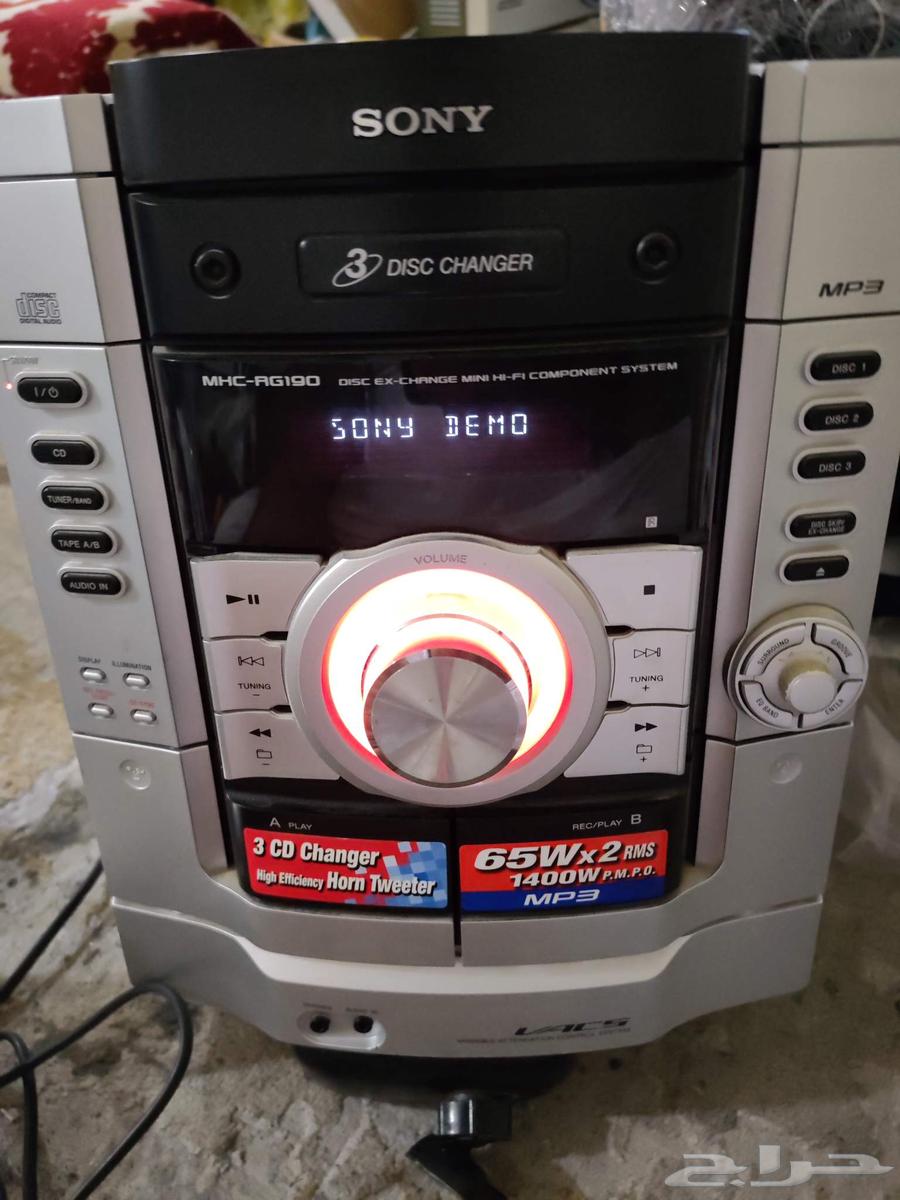 Sony cassette and CD player64141550126851110