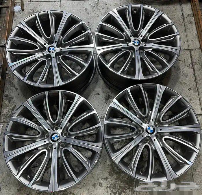 جنوط بي ام الفئه السابعه 740 مقاس 20 موديل 2019.2020 اصليه64370410135427111