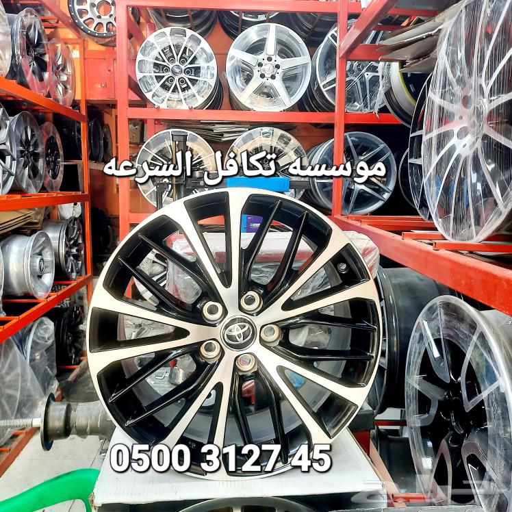 جنوط كامري تويوتا مودل 2021 مقاس 18 اصلي وكاله64371614023043110