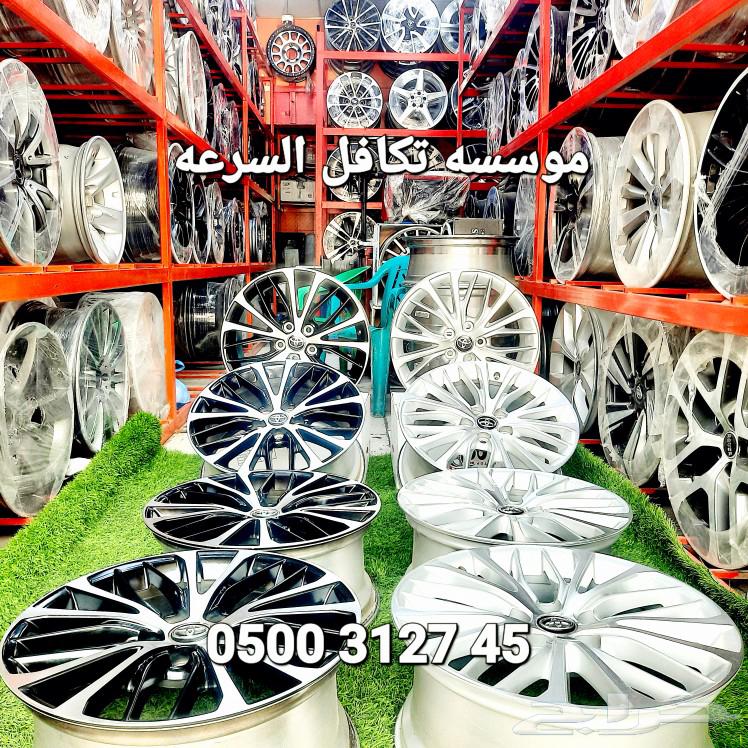 جنوط كامري تويوتا مودل 2021 مقاس 18 اصلي وكاله64371614023043111