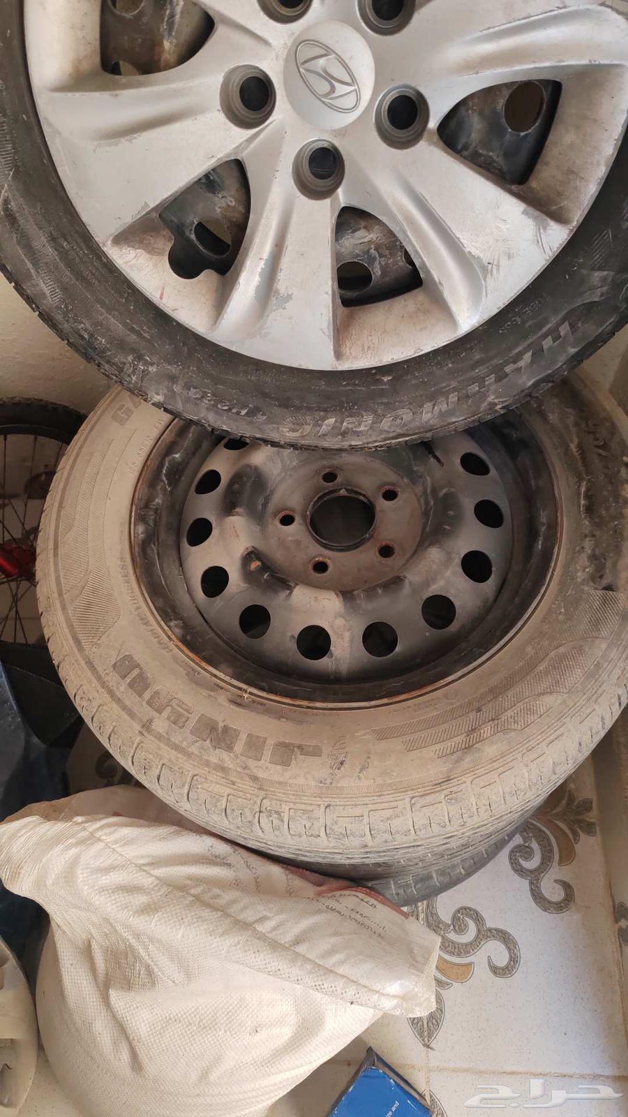 4 جنط حديد اصلي هيونداي النترا 201364381123176066110