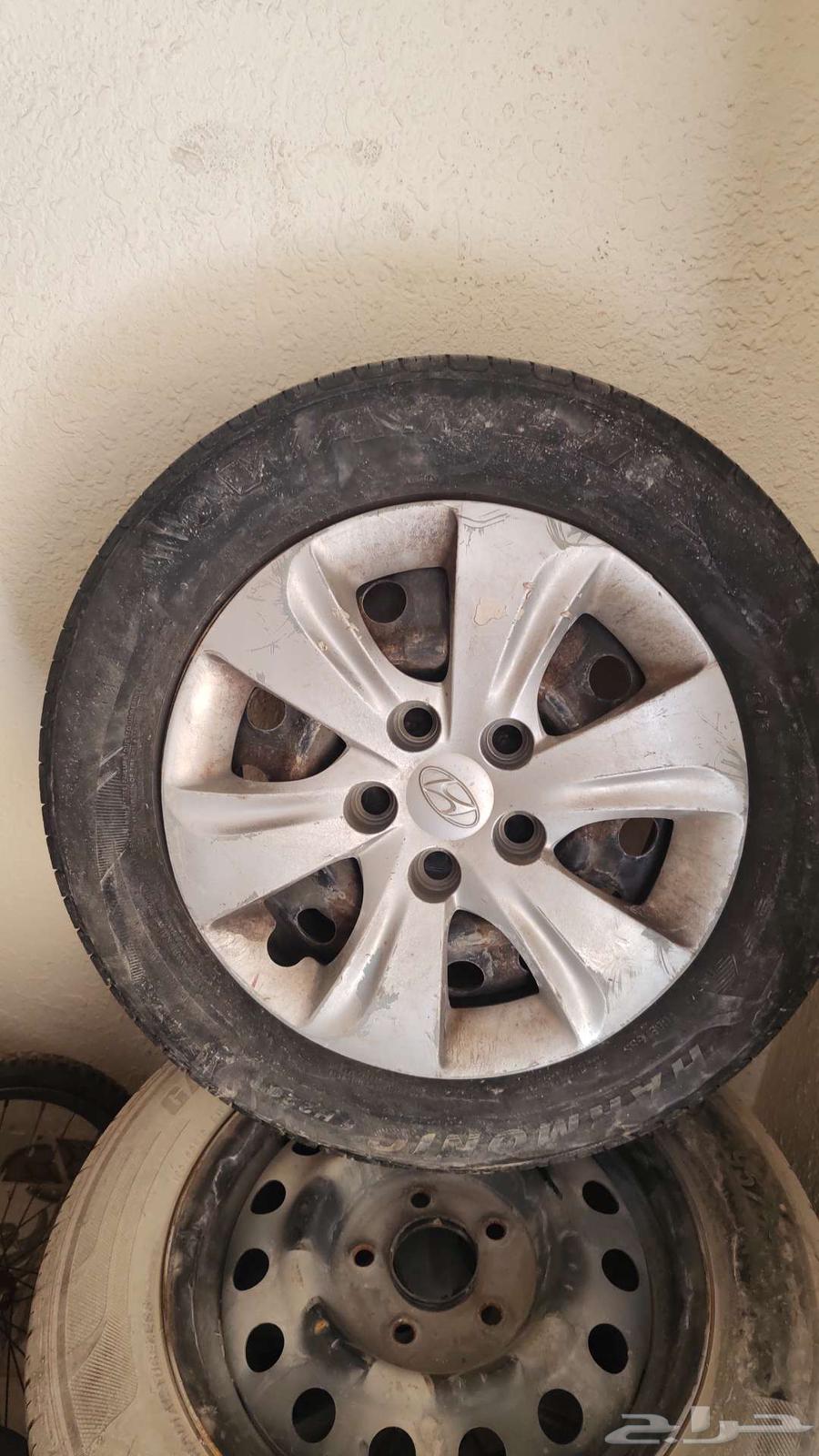 4 جنط حديد اصلي هيونداي النترا 201364381123176066111