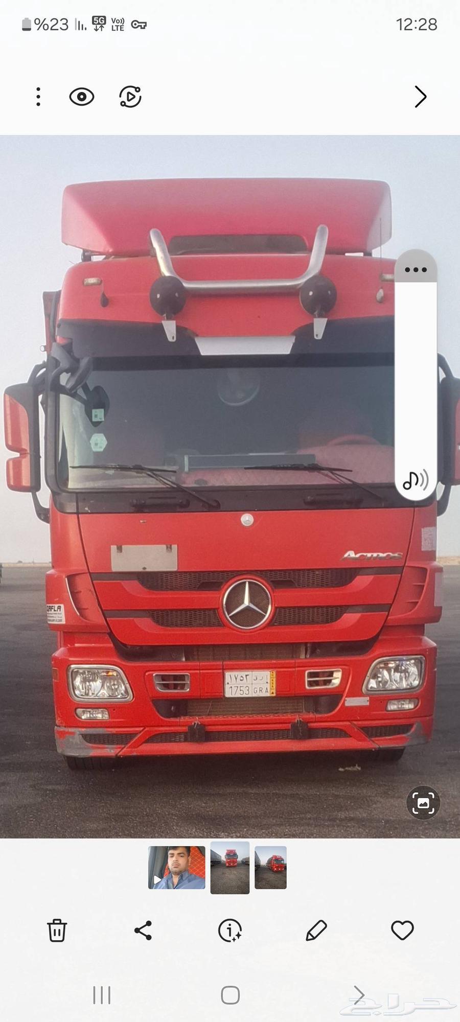 Mercedes actros 2012 for sale.مريديس ا تروس 2012 للبيع64381150025217112