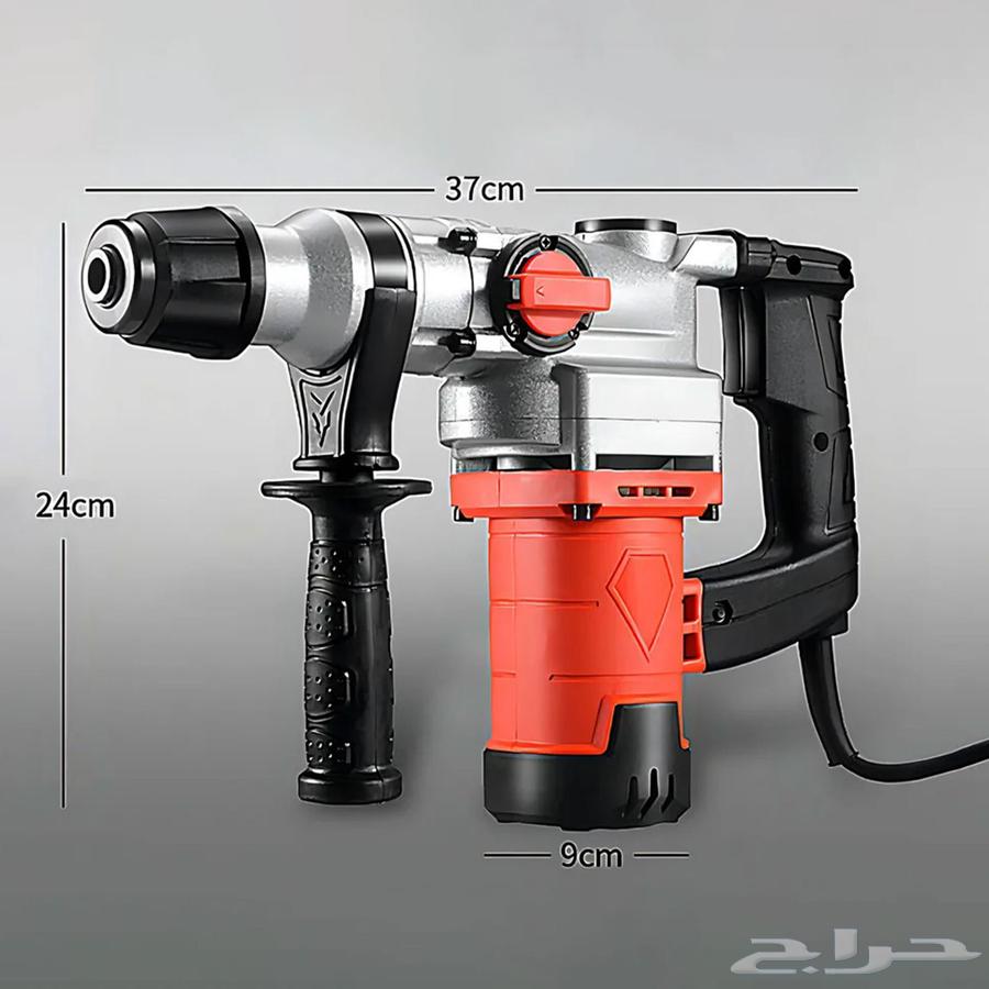 دريل مثقاب مطرقة كهربائي 1900 واط حفؤ وتكسير وفك وربط بسعر64385174776066111