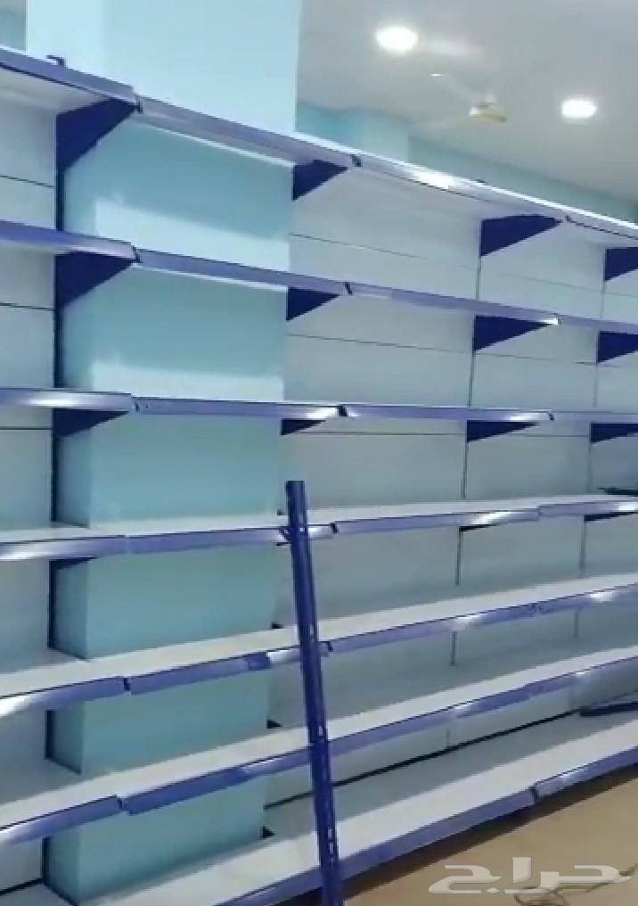رفوف سوبر ماركت بقالةاستندات صيدليةخانات مستودع جديد ومستخدم64174314603778114