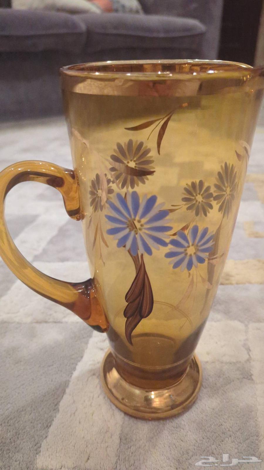 ابريق زجاجي انتيك Vintage64202429649667110