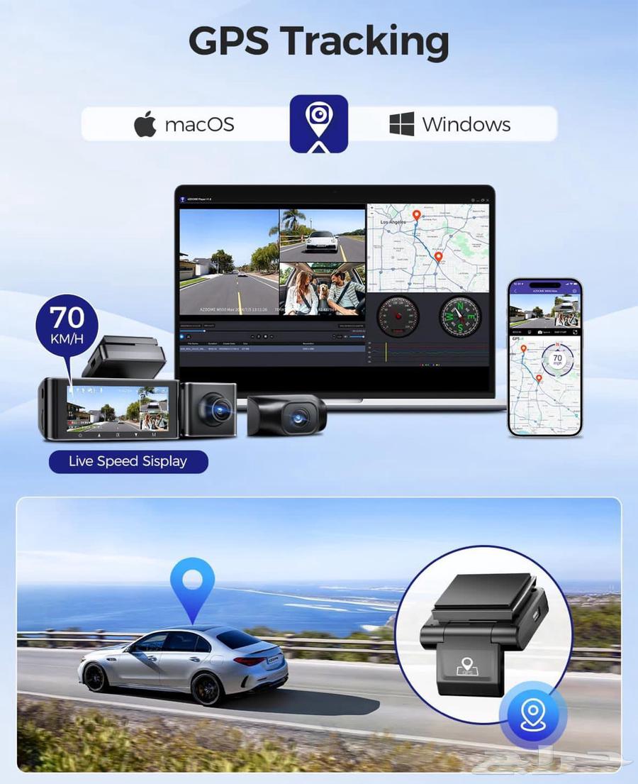 Azoom Dash Cam M550 Max64395033423233113