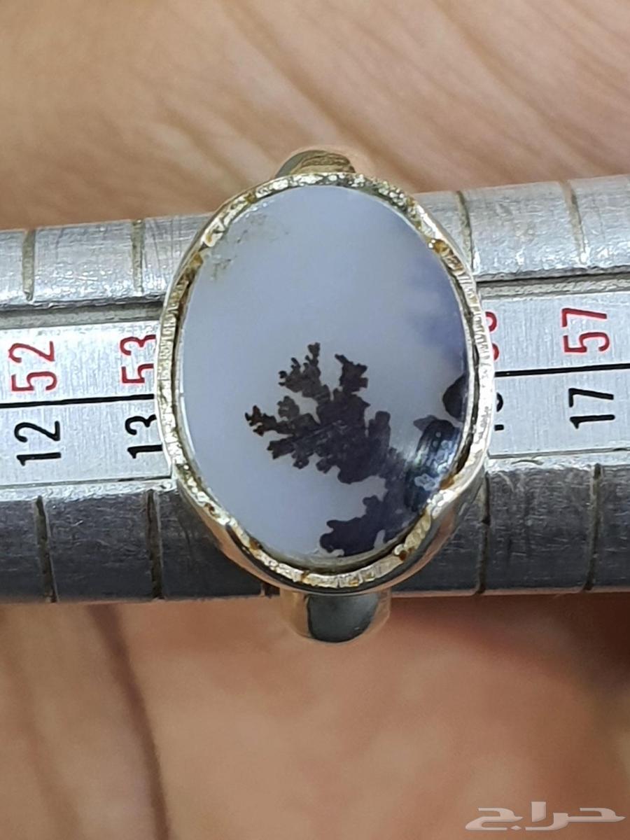 خاتم عقيق يماني شجري ملكي64193978842882112