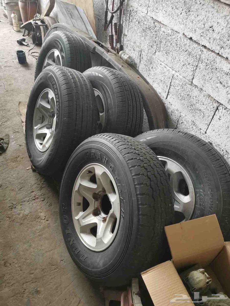 كفرات شاص صيني مع جنوط مقاس 265 70R16 112T64392991476481112