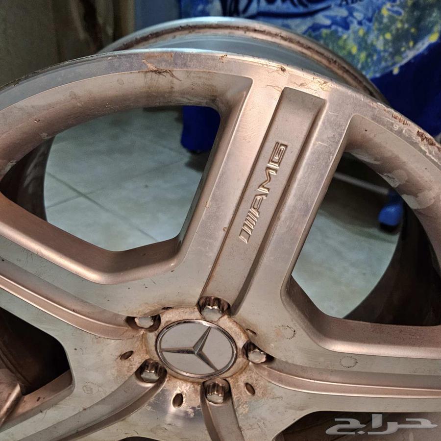 4 جنوط أصلية AMG مرسيدس بحالة جيدة مقاس 1964390040547202110