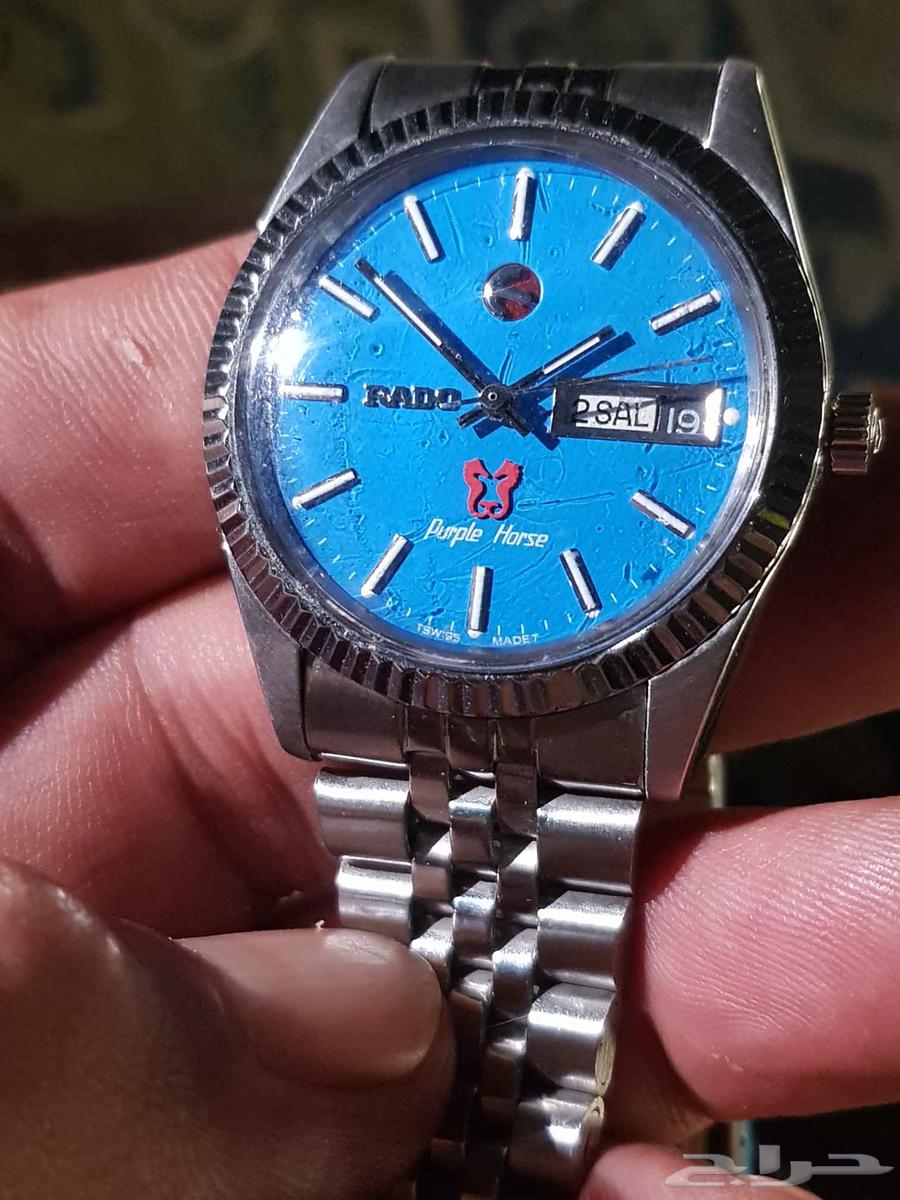 ساعه رادو RADO الحصان الارجوانى64190790840961114