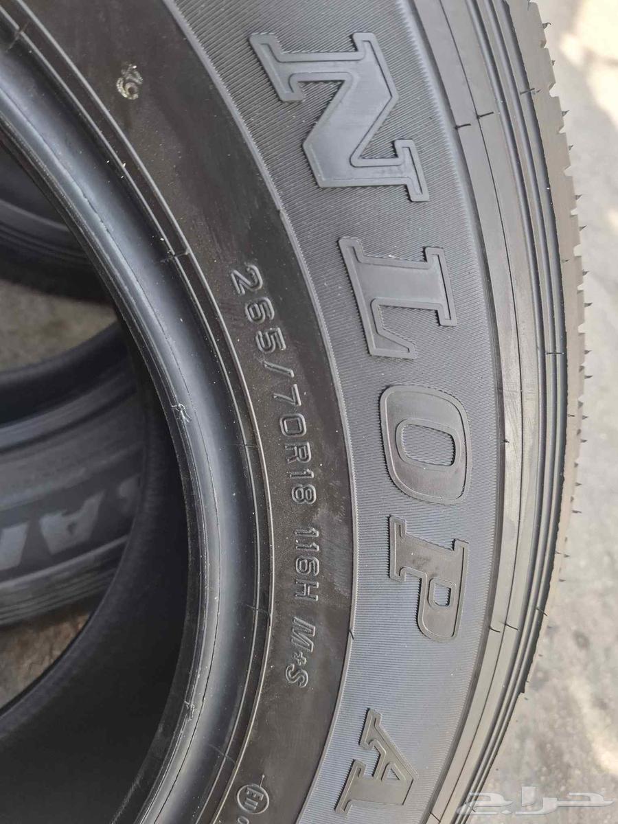 يتوفر لدينا كفرات دنلوب 265 70 1864387285768963113