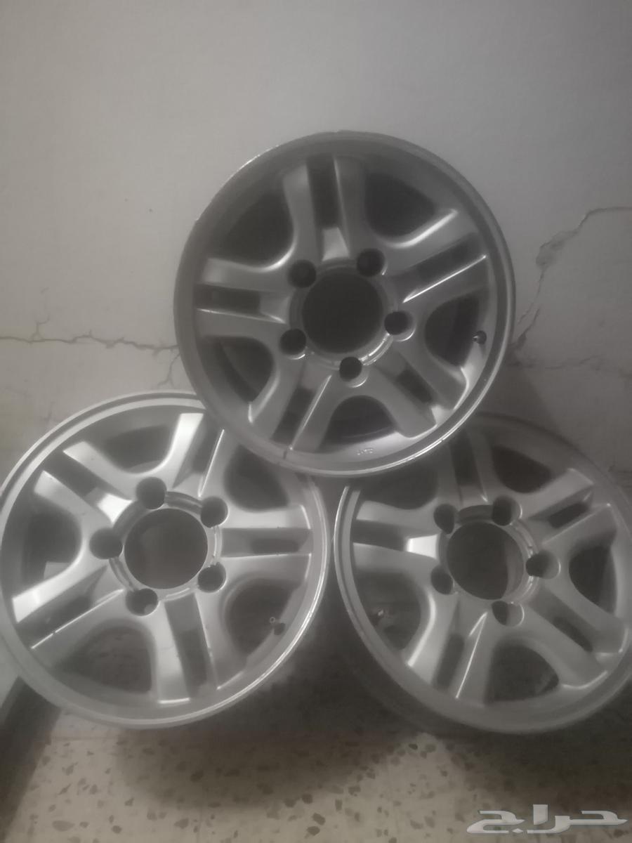 جنوط لكزز عدد خمس مقاس 16 وكفر بالون جديد مقاس 17بجنطه حديد64386124220418110