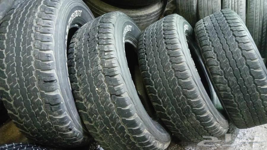 كفرات دلوب يابني اصلي مقاس 17   65   275 مستخدم نظيف64385928527873114