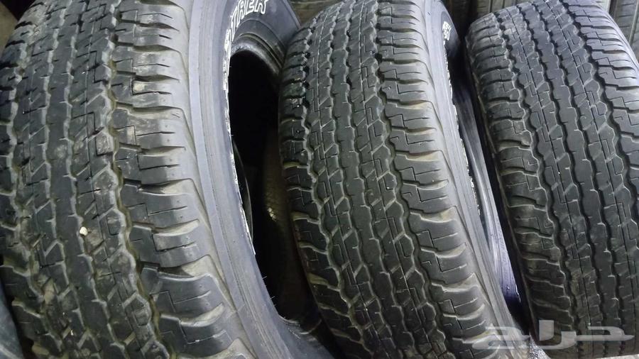 كفرات دلوب يابني اصلي مقاس 17   65   275 مستخدم نظيف64385928527873113