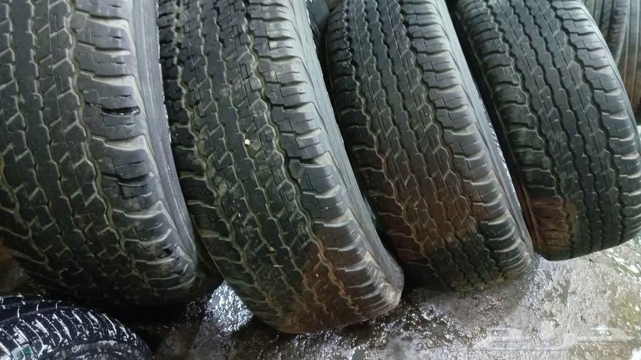 كفرات دلوب يابني اصلي مقاس 17   65   275 مستخدم نظيف64385928527873112