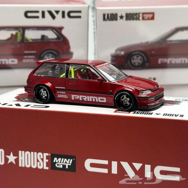 Mini GT Mini GT x Kaido House  156 Honda Civic (EF) Kaido W64186465651331111