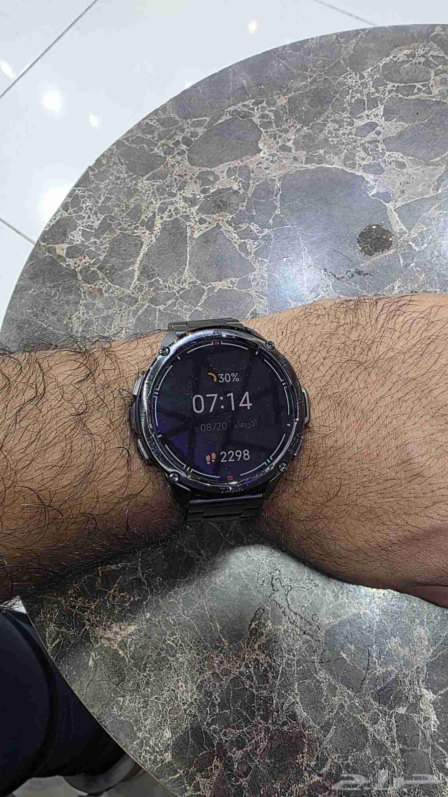 ساعة  وسبت تانك T3 الترا اصدار خاص GPS مقاس 47 مم - اسود64406220678530112